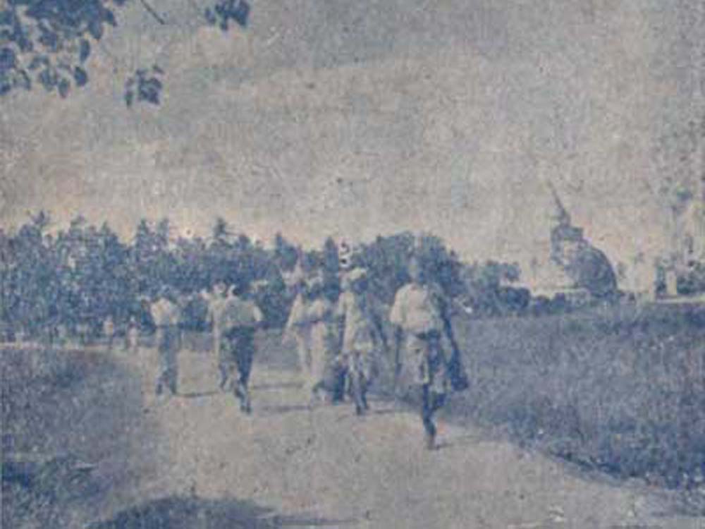 Pada Yatra from Tissamaharama in 1947